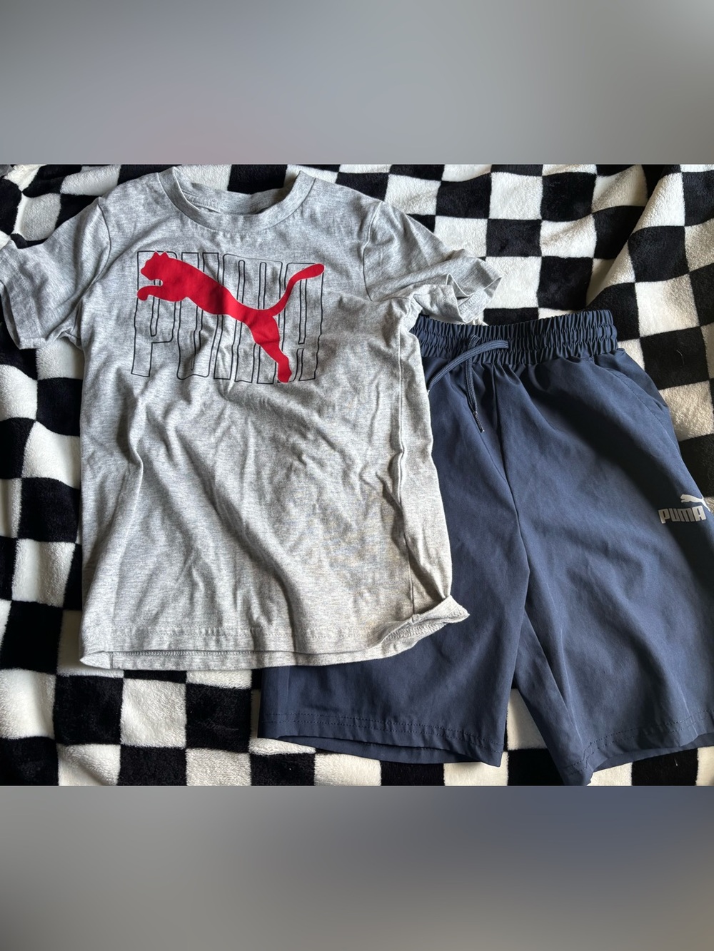Boys size 7 puma outfit set